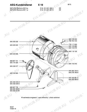 Взрыв-схема стиральной машины Matura MATURA OKO 8513-W - Схема узла Section2